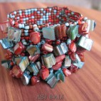 Stretch Beads Bracelets with Shells